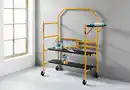Bild 1 von Mobiles Mini Arbeitsgerüst 226 kg Belastbarkeit faltbar gelb
