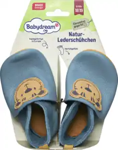 Babydream Natur-Lederschühchen Gr. 18/19