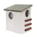 Bild 1 von PATKAR Eichhörnchen-Futterhaus, BxL: 26 x 19 cm, Kiefernholz, weiß/grau/walnussfarben