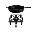 Bild 1 von Hockerkocher Gusspfanne - Camping Freizeit - Profiköche - Set Angebot