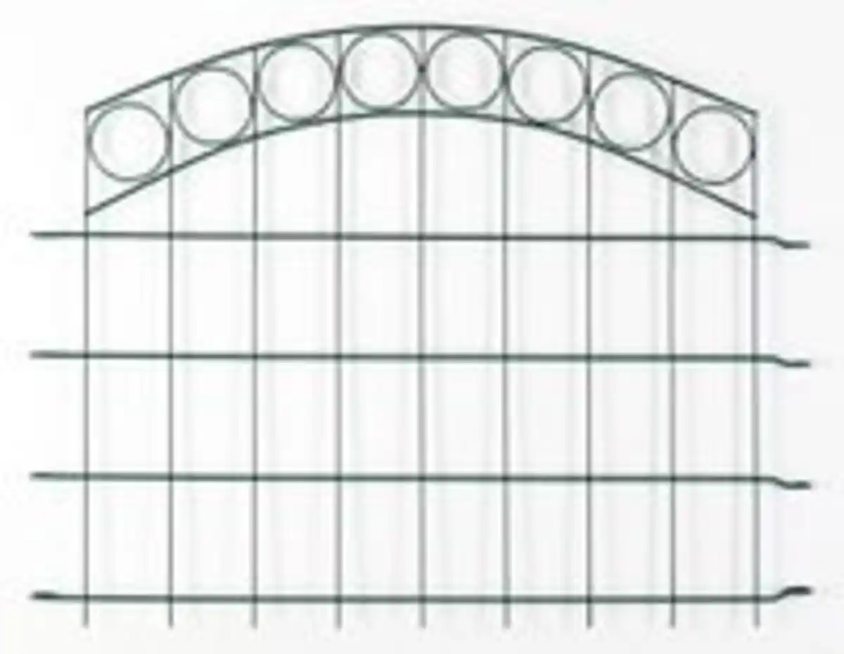 Bild 4 von Teichzaun 4er Set, -ca.1000x800mm- Grün, 21FS07
