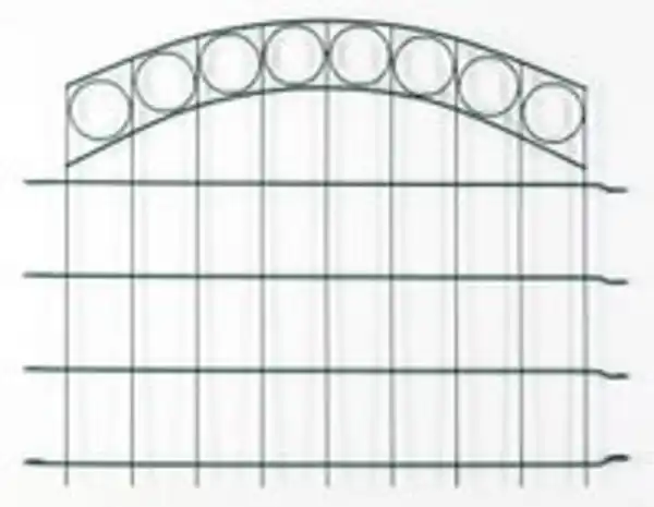 Bild 4 von Teichzaun 4er Set, -ca.1000x800mm- Grün, 21FS07