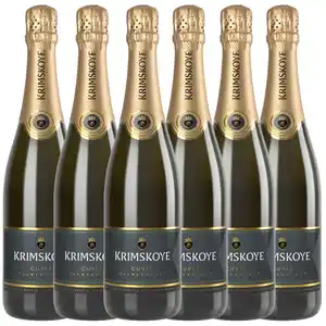 Sekt aus Moldawien weiß halbtrocken - 6er Karton