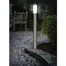 Bild 2 von EGLO Außenstehleuchte »HELSINKI«, 15W, silber/weiss, E27, IP65, (HxØ): 110 x 7,5 cm