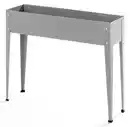 Bild 1 von Metall-Hochbeet, ca. 100 x 27 x 80 cm - Grau