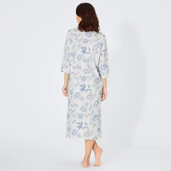 Bild 4 von Damen-Nachthemd mit Rundhalsausschnitt