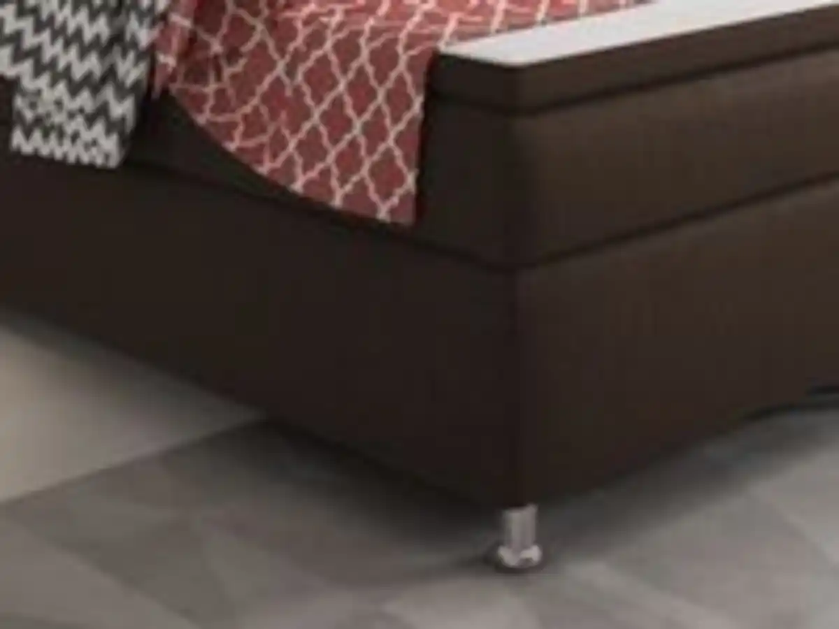 Bild 4 von Boxspringbett King Size 180x200 cm Webstoff Braun