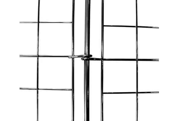 Bild 4 von Metall-Gartenzaun, M12, pulverbeschichtet, ca. 77,5 x 64 cm - Anthrazit