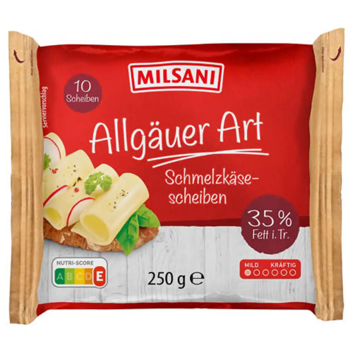 Bild 1 von MILSANI Schmelzscheiben 250 g, Allgäu