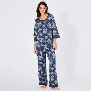 Damen-Schlafanzug mit Blumenprint