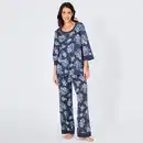 Bild 1 von Damen-Schlafanzug mit Blumenprint