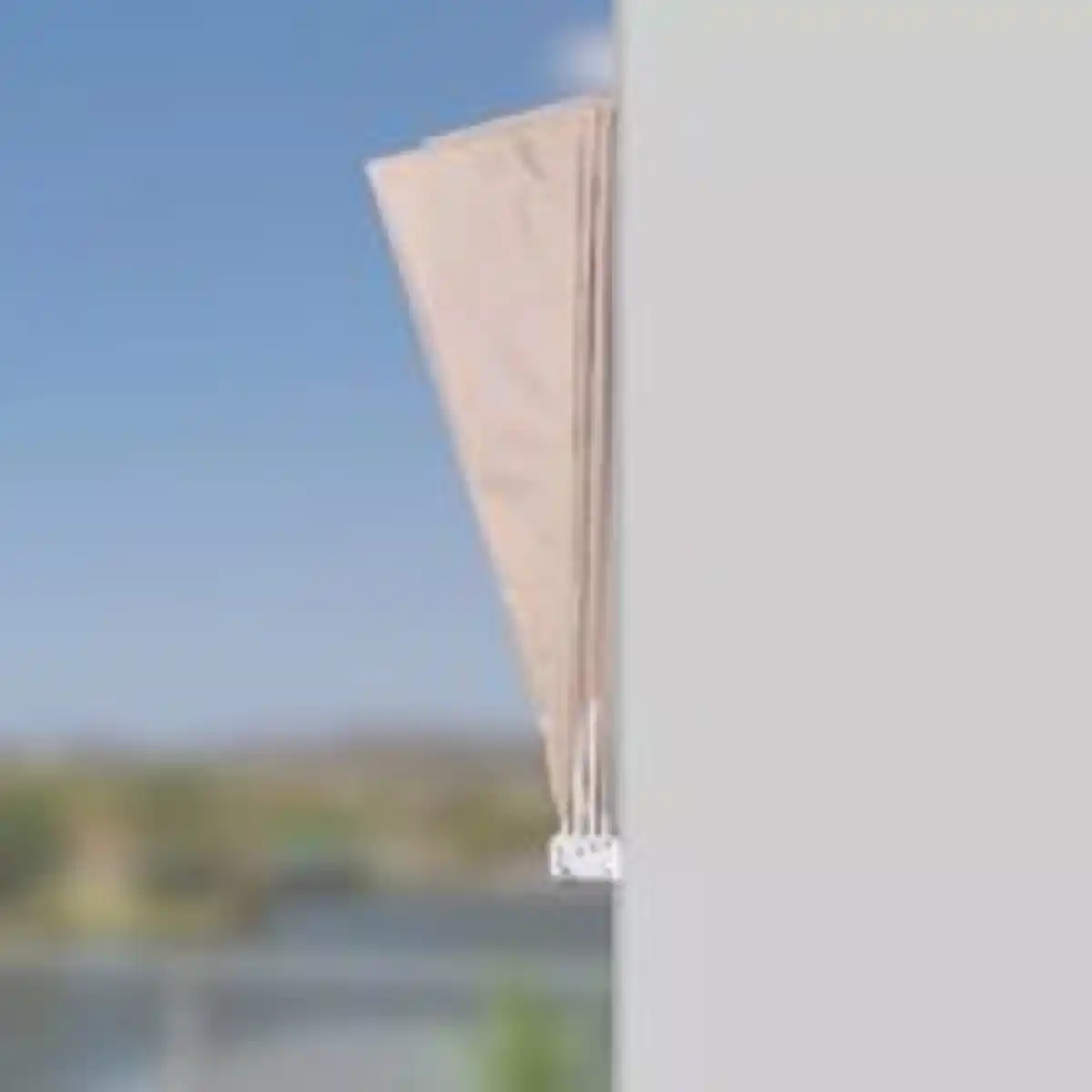 Bild 4 von Seitenmarkise aus Stoff, ca. 160 x 160 cm - Beige