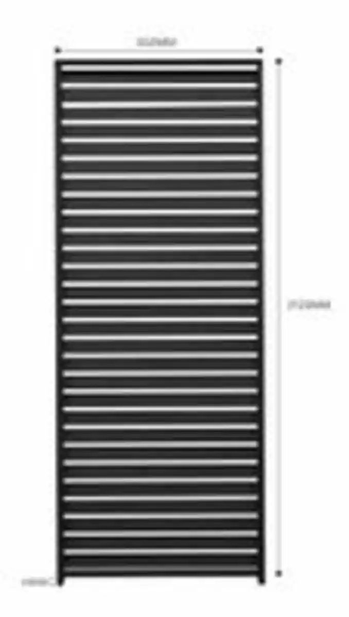 Bild 3 von Seitenpaneel für Pavillon 3m / Lamellen-Seitenwand - Anthrazit