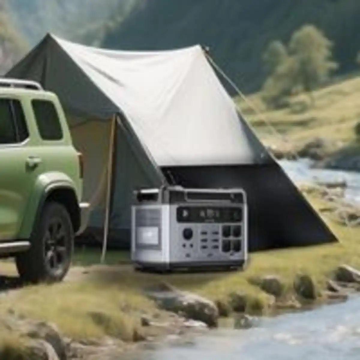 Bild 4 von OUKITEL P2400 Portable Power Station 2400W+100W Flex-Modul (USt-frei gem. §12 Abs.3 Nr.1 UStG)