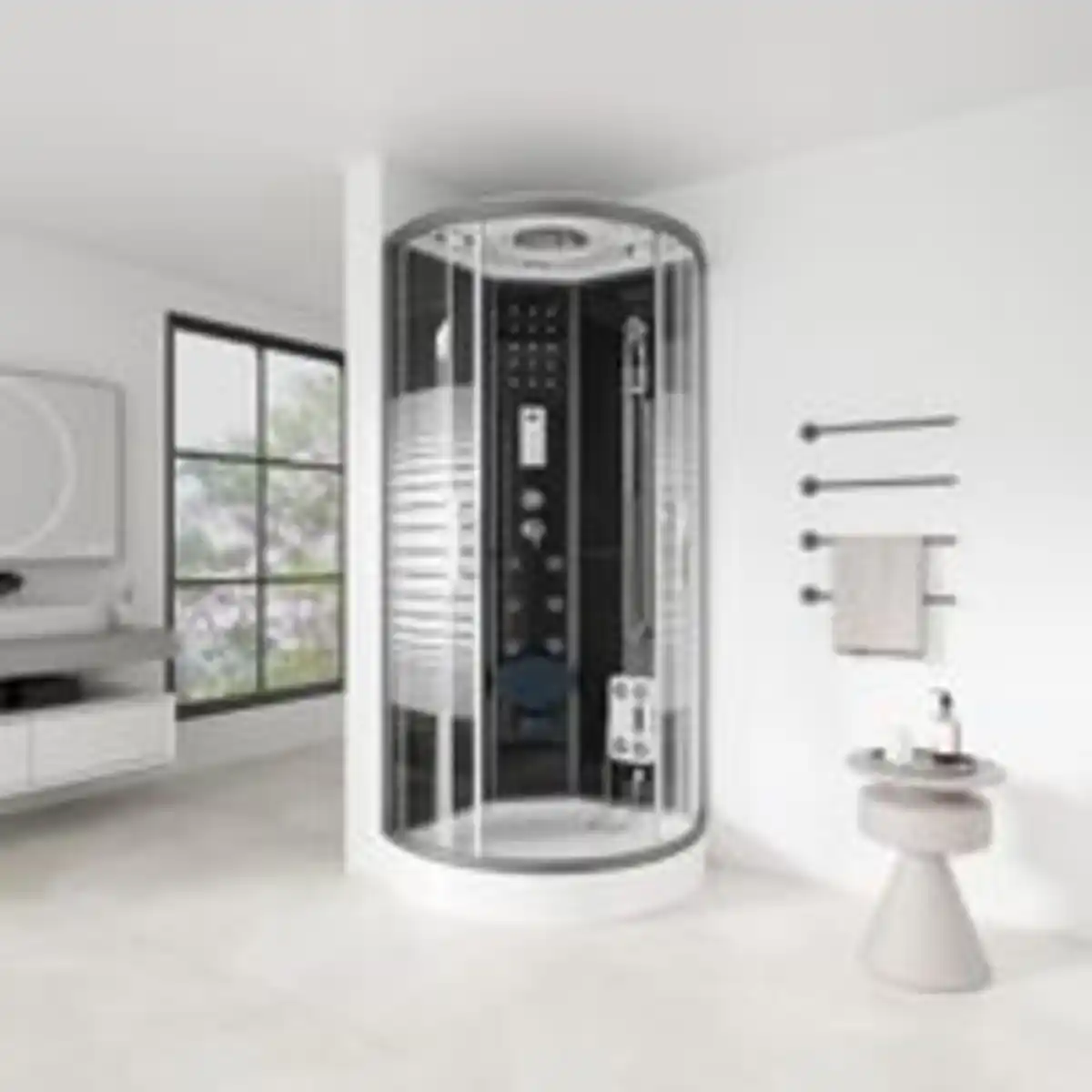 Bild 2 von Duschkabine BLACK PEARL - 90 x 90 cm