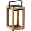 Bild 1 von BEST Solarleuchte, Höhe: 28 cm, anthrazit, teakholz