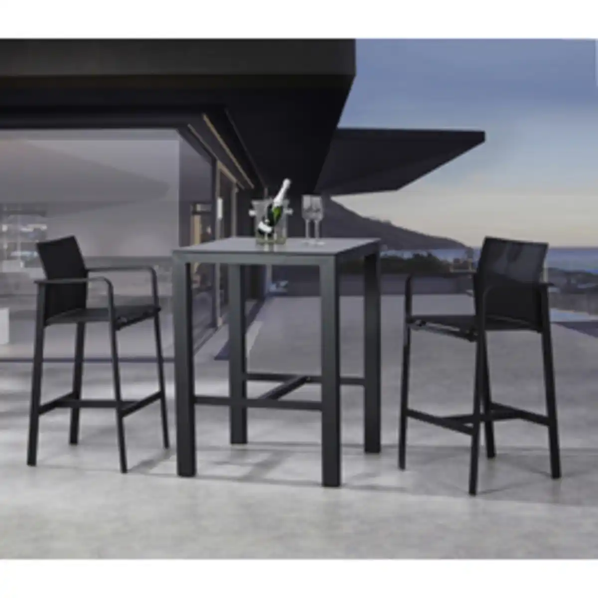 Bild 3 von BEST Bartisch »Rhodos«, BxHxT: 80 x 109 x 80 cm, Tischplatte: HPL-Platte