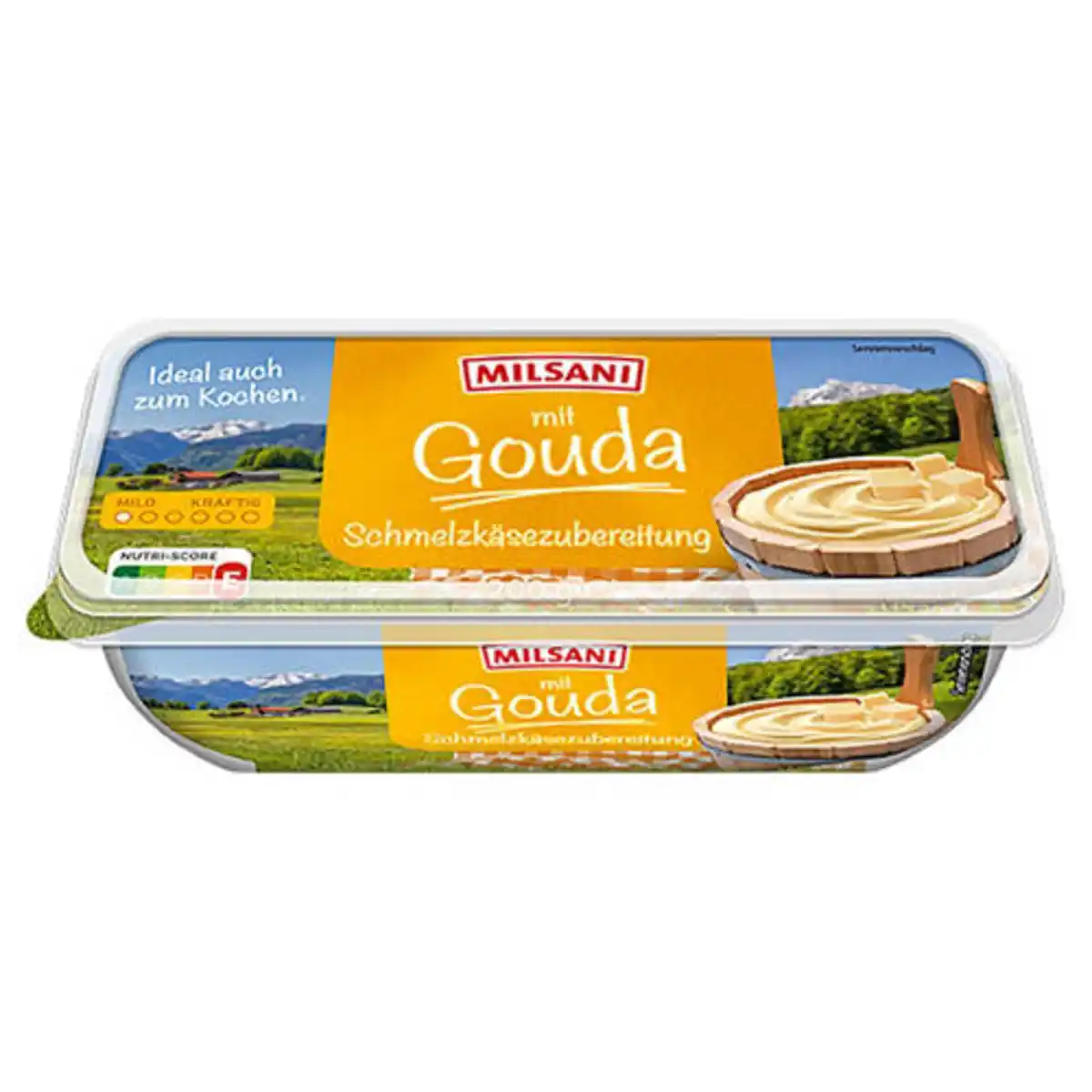 Bild 1 von MILSANI Schmelzkäsezubereitung 200 g, Gouda