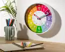 Bild 4 von IDEENWELT Lern-Wanduhr mit weißem Rand