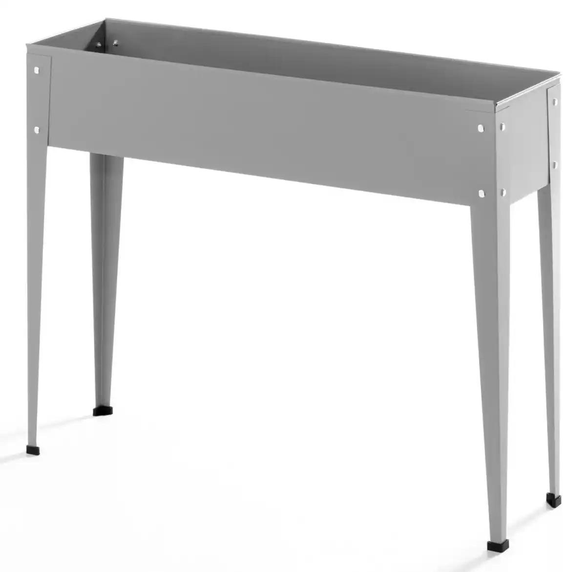 Bild 1 von Metall-Hochbeet, ca. 100 x 40 x 80 cm - Grau