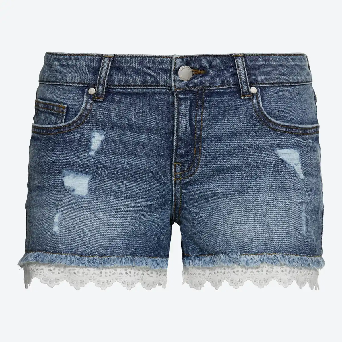 Bild 3 von Damen-Shorts mit Spitzenverzierung