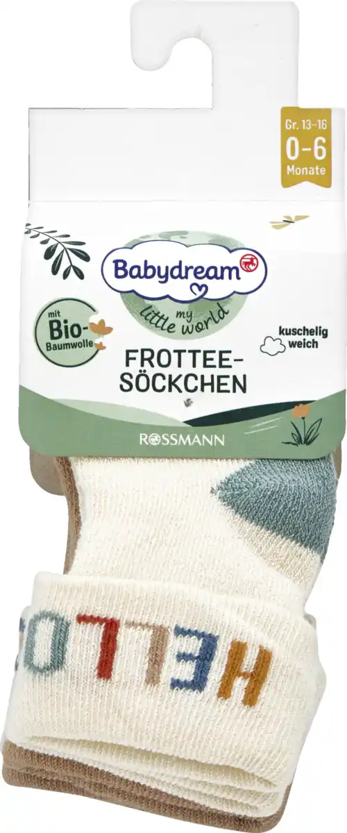 Bild 3 von Babydream Frotteesöckchen 0-6 Monate