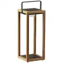 Bild 1 von BEST Solarleuchte, Höhe: 53 cm, anthrazit, teakholz