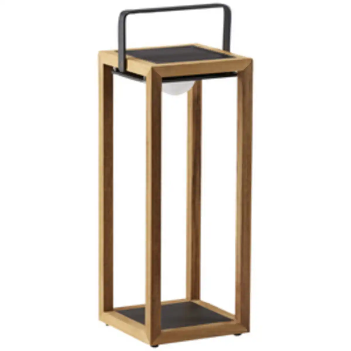 Bild 1 von BEST Solarleuchte, Höhe: 53 cm, anthrazit, teakholz