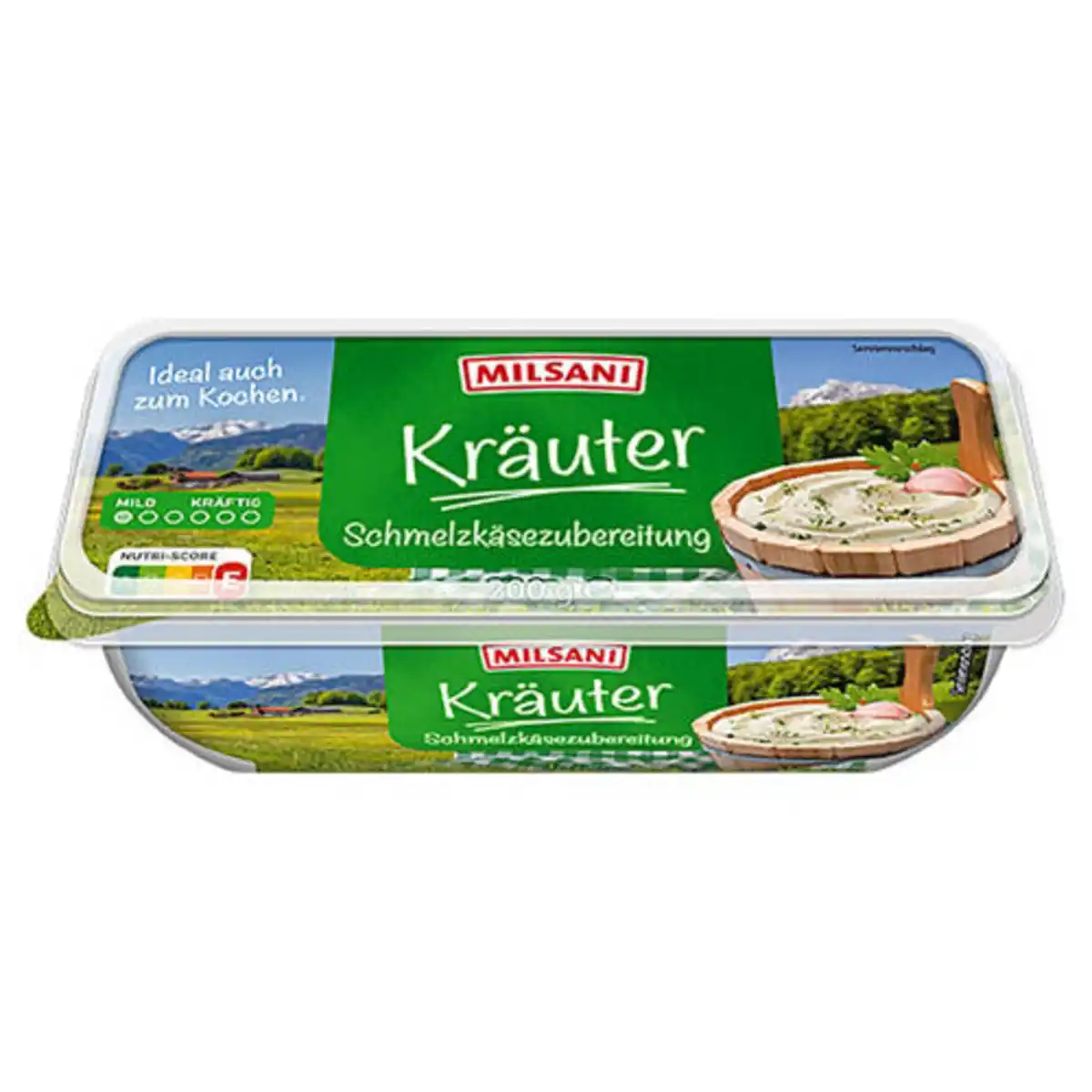 Bild 1 von MILSANI Schmelzkäsezubereitung 200 g, Kräuter