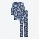 Bild 2 von Damen-Schlafanzug mit Blumenprint