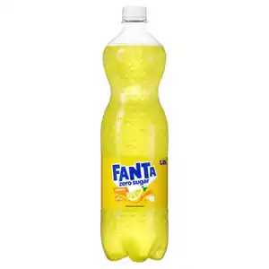 Fanta ohne Zucker 1,25 l, Lemon