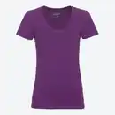 Bild 2 von Damen-T-Shirt mit V-Ausschnitt