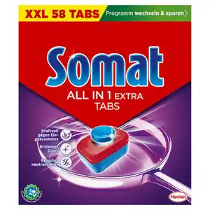 SOMAT All in 1 Extra, 58 Tabs