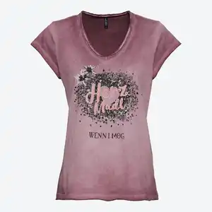 Damen-Trachten-T-Shirt mit Frontaufdruck