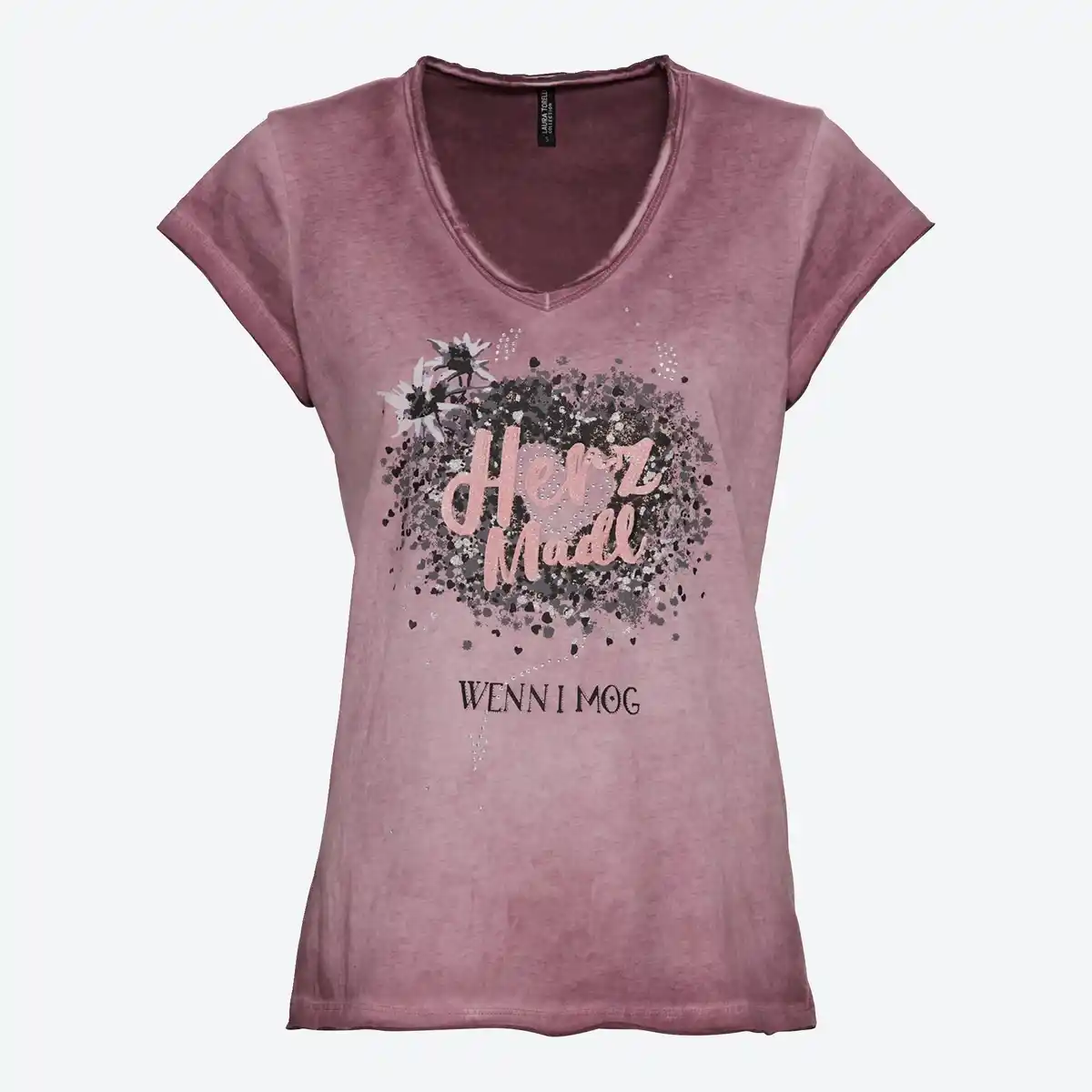 Bild 1 von Damen-Trachten-T-Shirt mit Frontaufdruck
