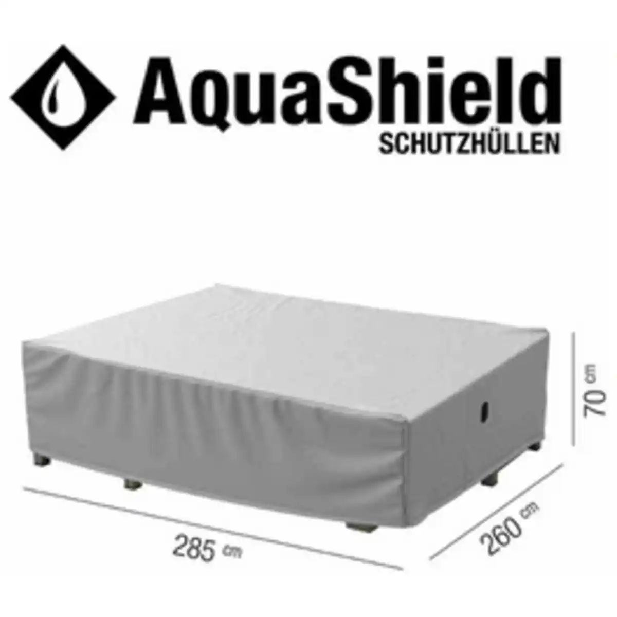 Bild 2 von SIENA GARDEN Schutzhülle »AquaShield«, BxHxT: 285 x 70 x 260 cm, Kunstfaser