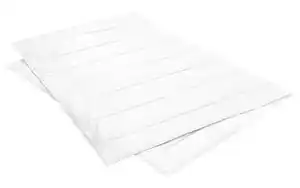 Sommerbett Extra Silk & Leinen, weiß, 155 x 220 cm