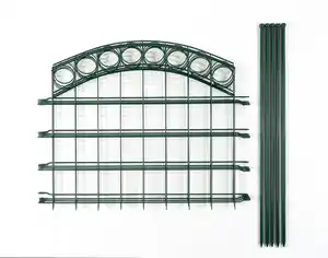 Teichzaun 4er Set, -ca.1000x800mm- Grün, 21FS07