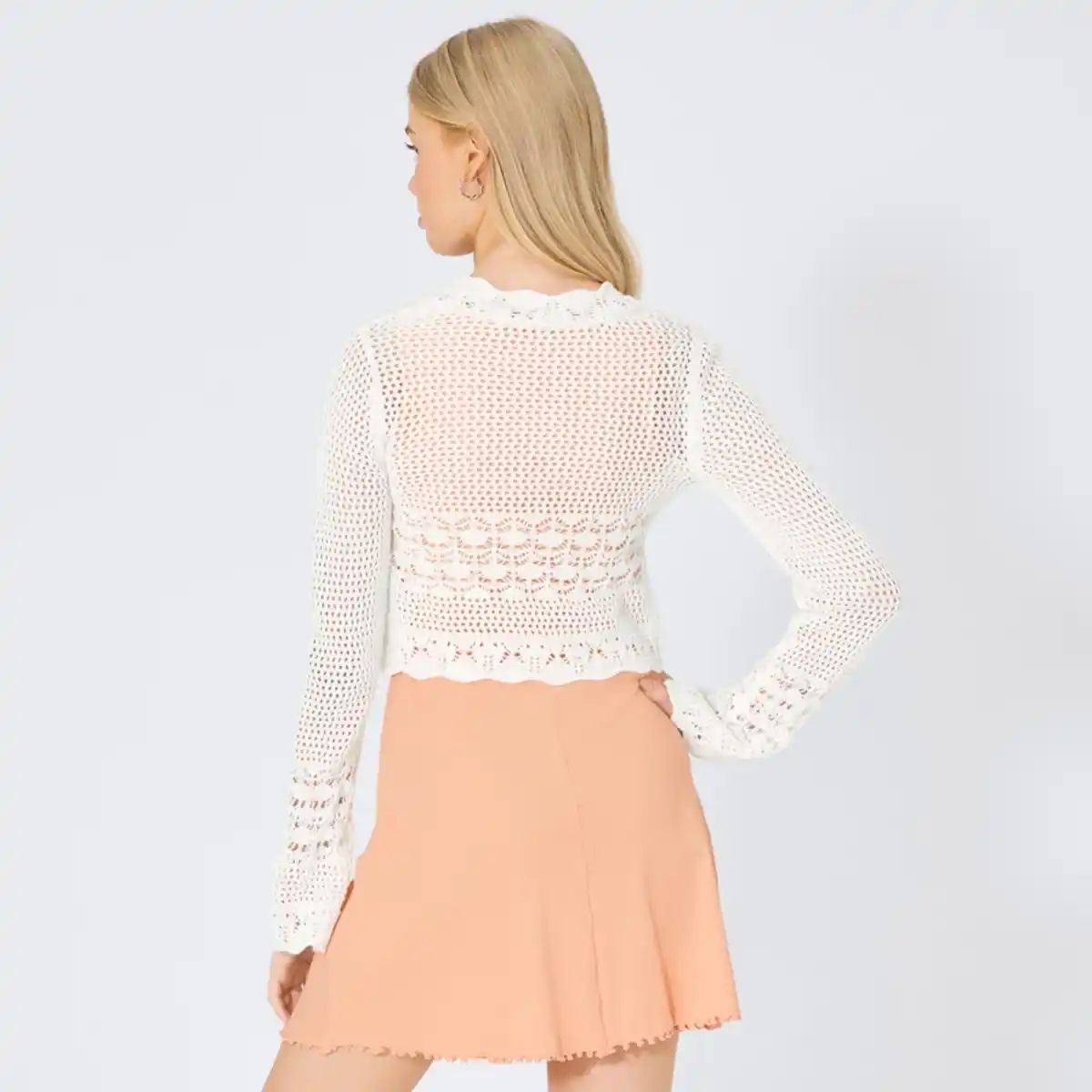 Bild 4 von Damen-Cardigan im Ajour-Design