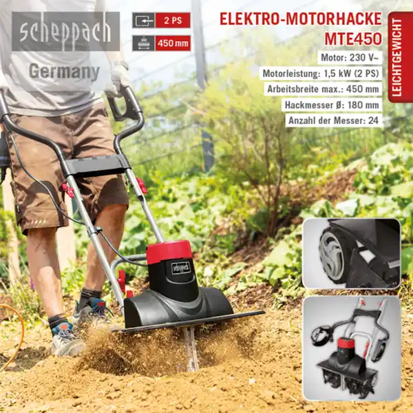 Bild 3 von Elektro- Motorhacke MTE460 SE
