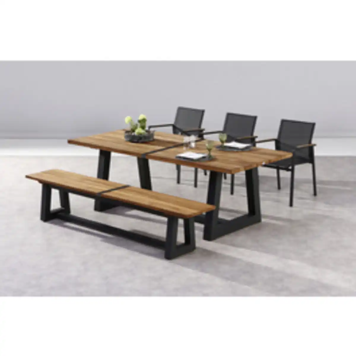 Bild 2 von BEST Stapelsessel »Paros«, Metall, BxHxT: 56 x 85 x 64 cm