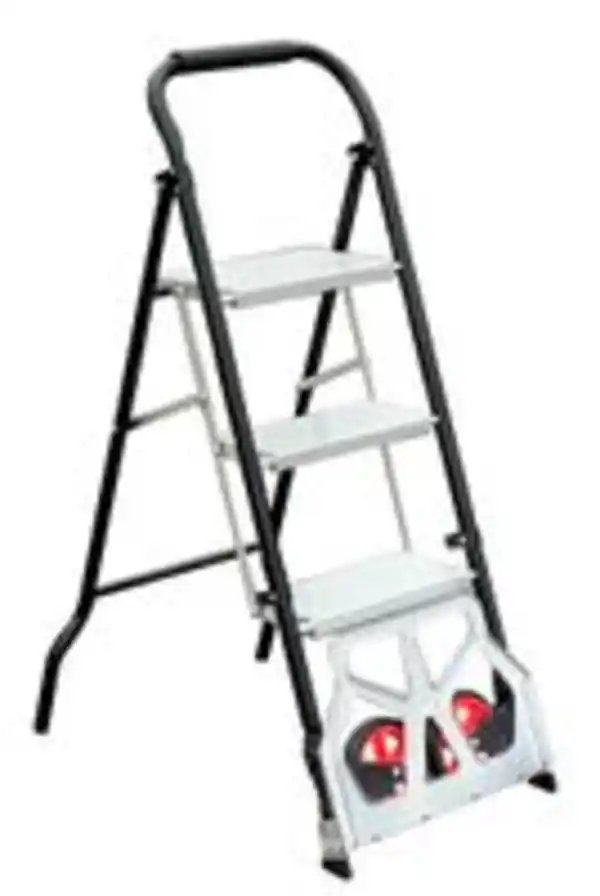 Bild 2 von 2 in 1 Transportkarre mit Trittleiter 3 Stufen Belastbarkeit Leiter:150kg / Karre:100kg