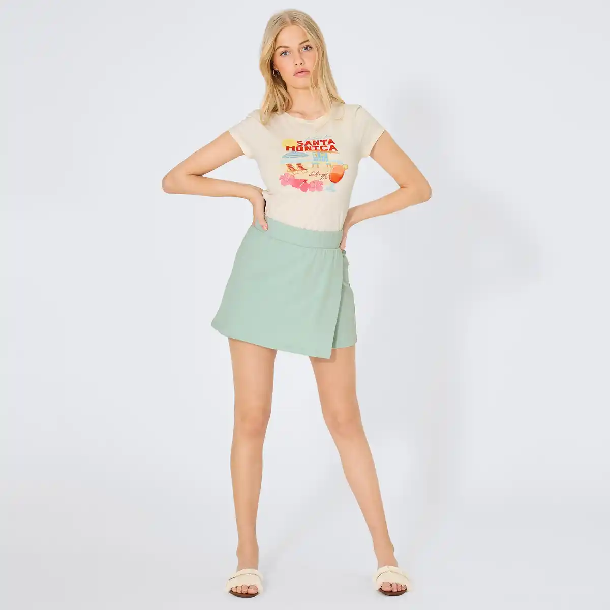 Bild 1 von Damen-Skort mit elastischem Bund