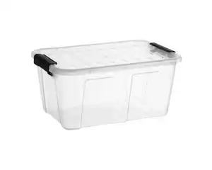 Aufbewahrungsbox 8liter klar mit Clip