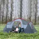 Bild 2 von Zelt 5-6 Personen Campingzelt Tunnelzelt Kuppelzelt Polyester