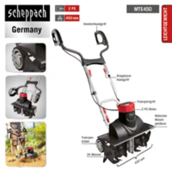 Bild 2 von Elektro- Motorhacke MTE460 SE