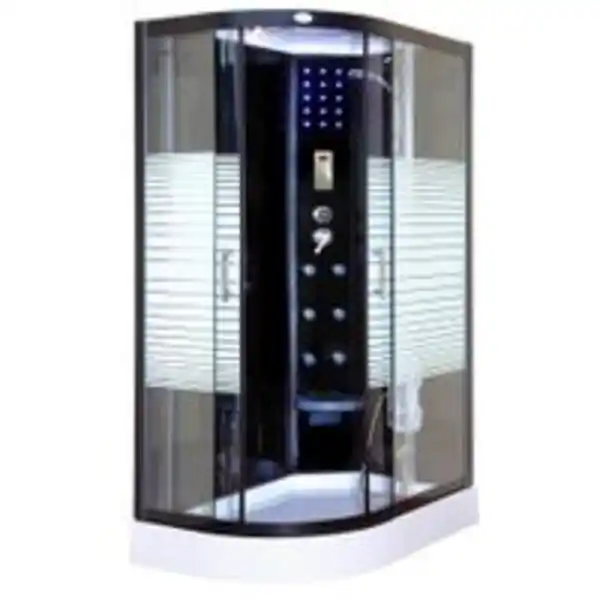 Bild 2 von Duschkabine BLACK PEARL - 120 x 80 cm Links