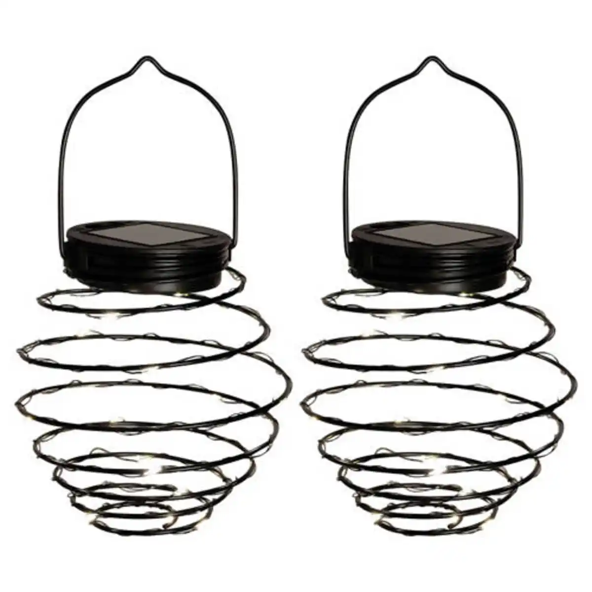 Bild 1 von BELAVI Solar-Spirallaternen, rund, klein