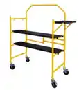 Bild 2 von Mobiles Mini Arbeitsgerüst 226 kg Belastbarkeit faltbar gelb
