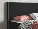 Bild 3 von Boxspringbett King Size 180x200 cm Webstoff Schwarz